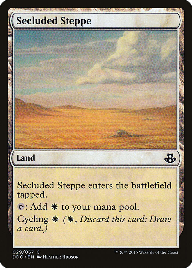 Secluded Steppe [Duel Decks: Elspeth vs. Kiora] | Good Games North