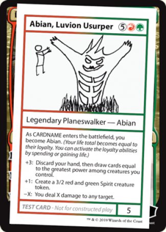 Abian, Luvion Usurper (2021 Edition) [Mystery Booster Playtest Cards] | Good Games North