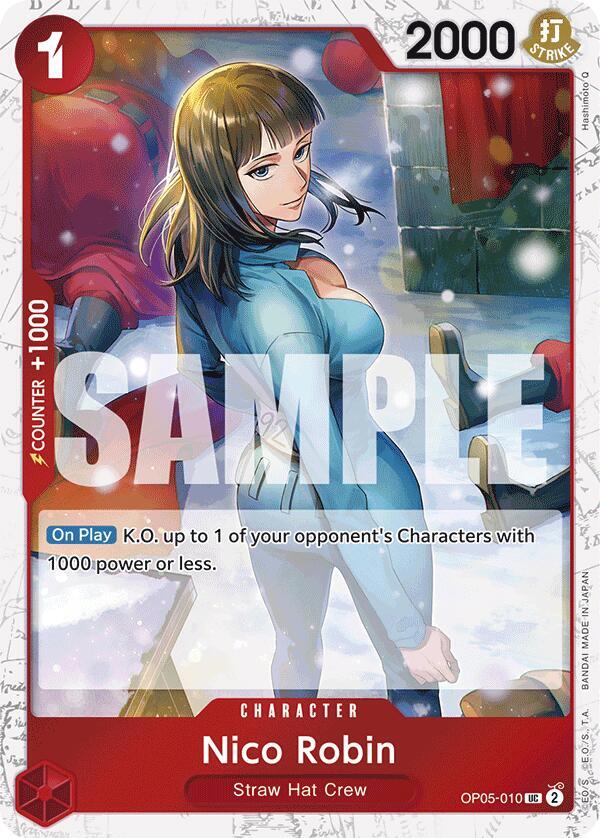 Nico Robin OP05-010 (Premium Booster -The Best-)  - Jolly Roger Foil | Good Games North