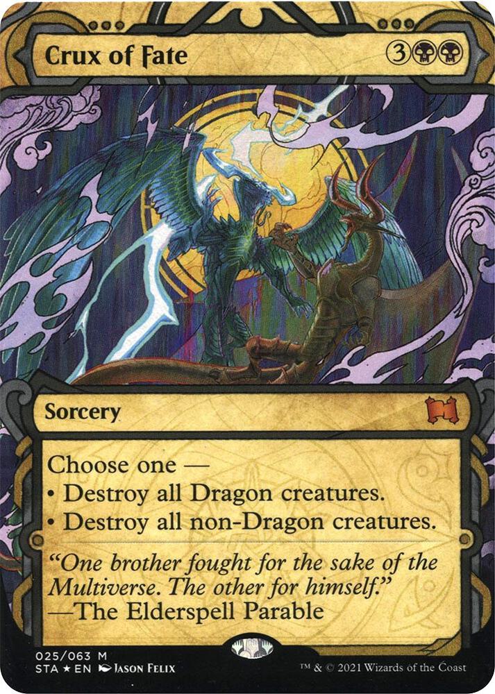 Crux of Fate Foil Etched (Strixhaven: Mystical Archives)  - Foil | Good Games North