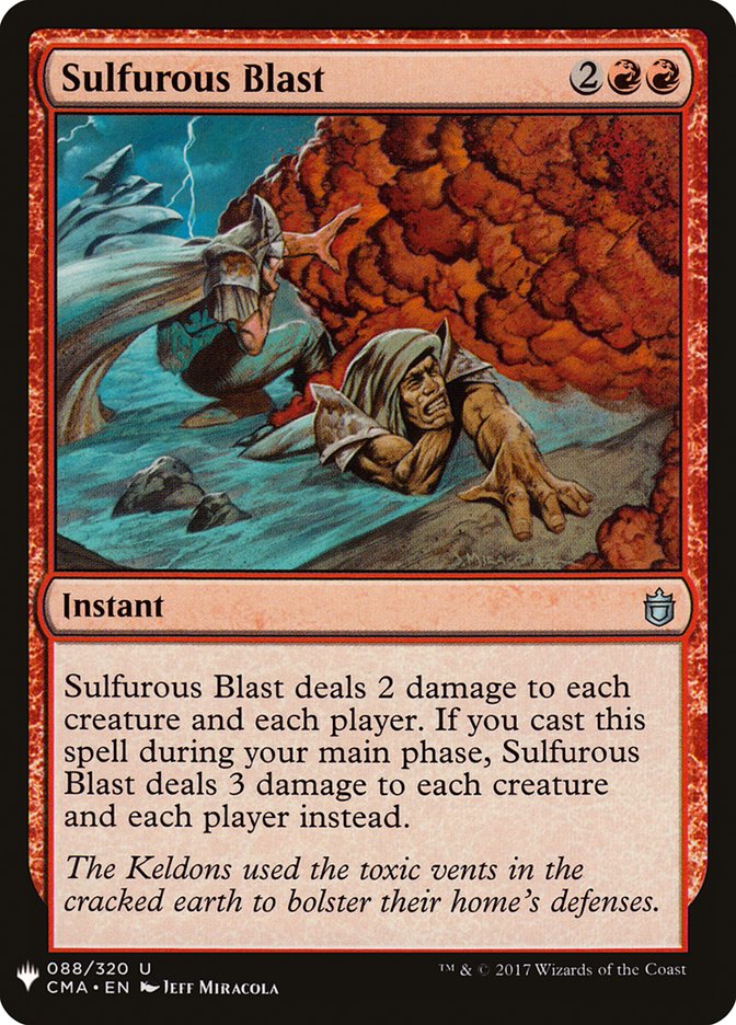 Sulfurous Blast [Mystery Booster] | Good Games North