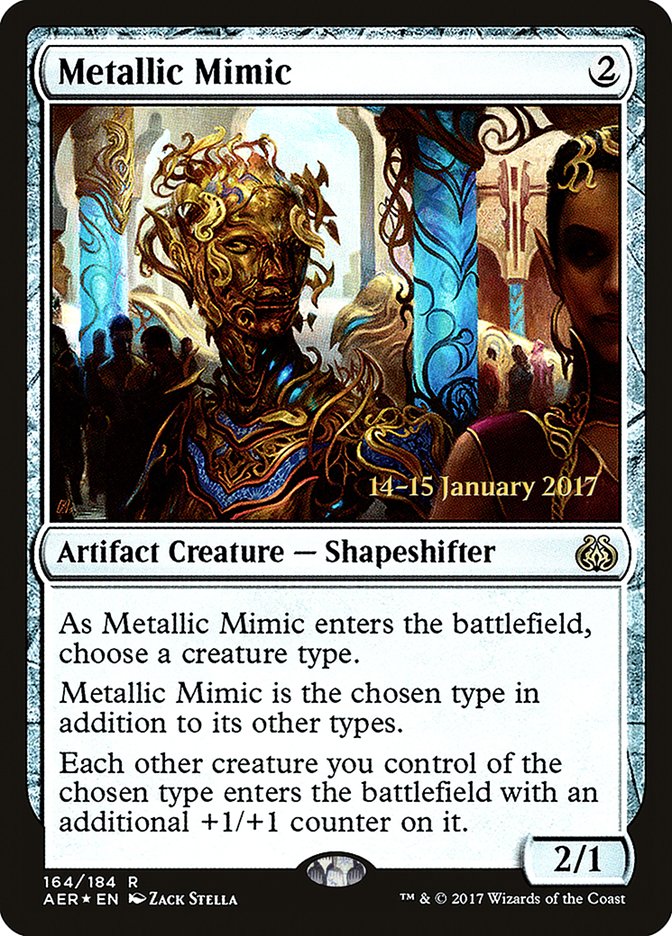 Metallic Mimic [Aether Revolt Prerelease Promos] | Good Games North