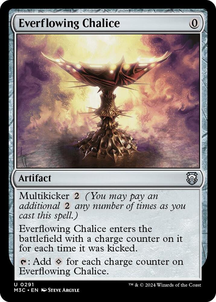 Everflowing Chalice 291/411 (Commander: Modern Horizons 3)  - Ripple Foil | Good Games North