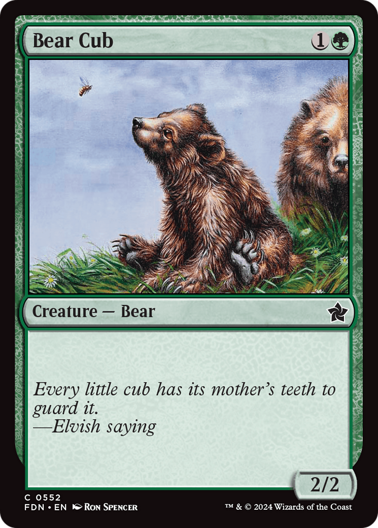 Bear Cub [Foundations] | Good Games North