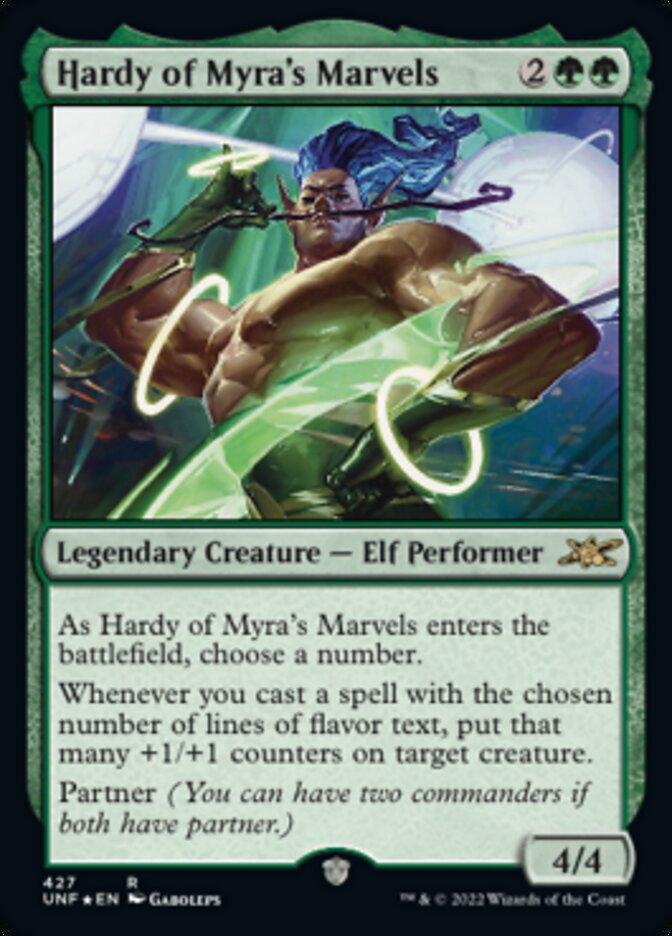 Hardy of Myra's Marvels (Galaxy Foil) [Unfinity] | Good Games North