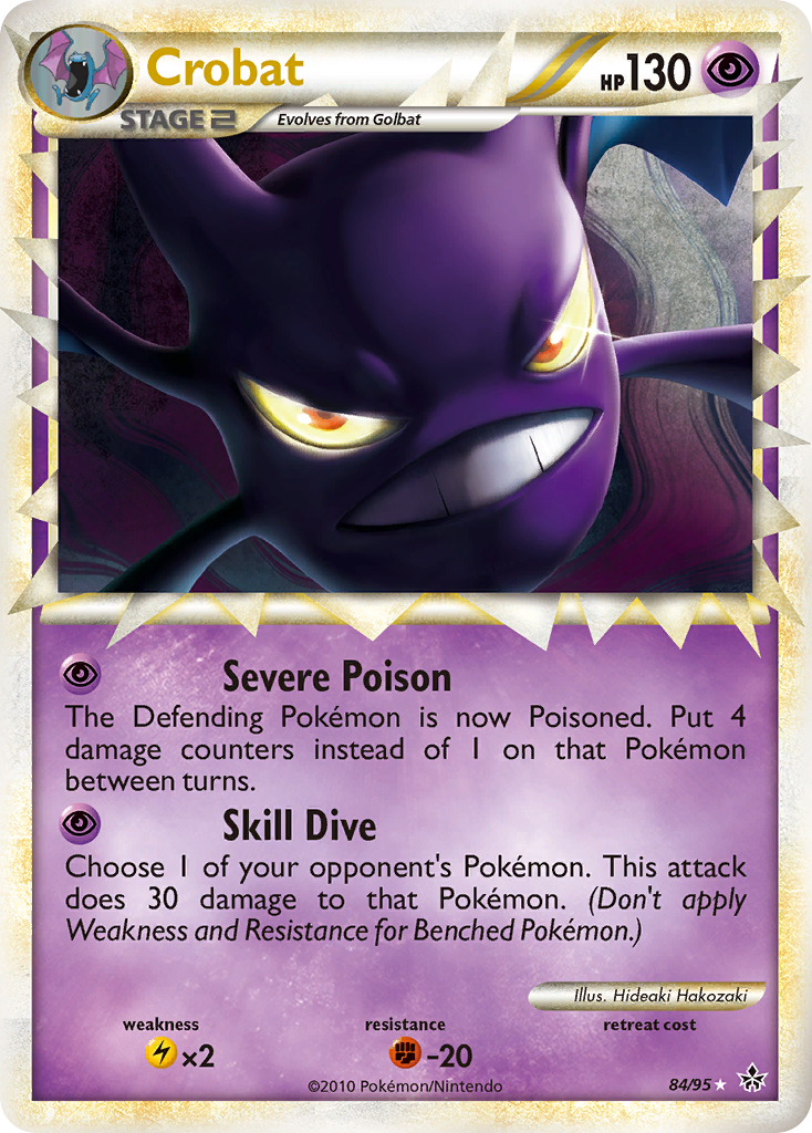 Crobat (84/95) [HeartGold & SoulSilver: Unleashed] | Good Games North