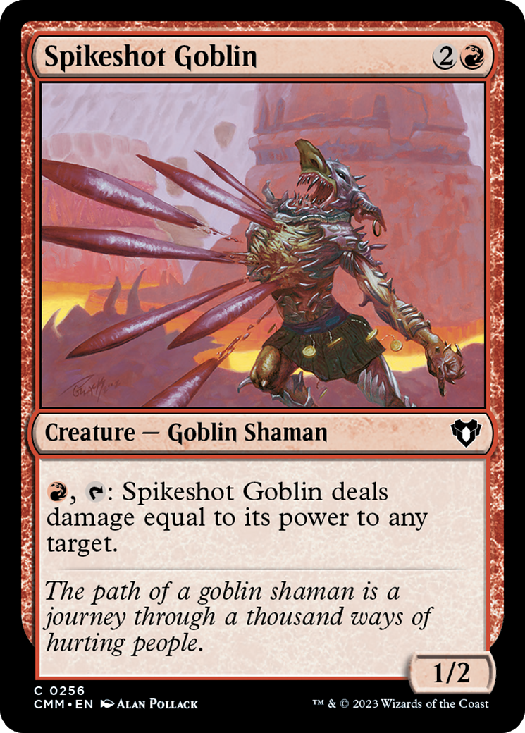 Spikeshot Goblin [Commander Masters] | Good Games North