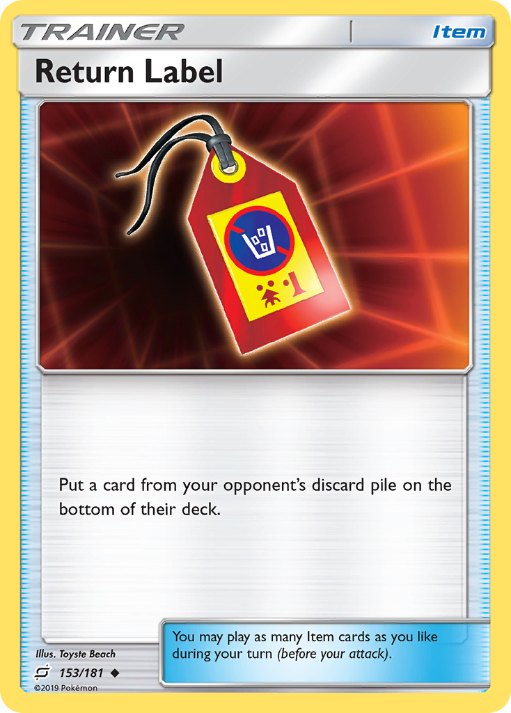 Return Label (153/181) [Sun & Moon: Team Up] | Good Games North
