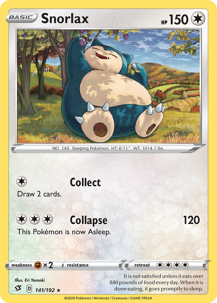 Snorlax (141/192) (Cosmos Holo) [Sword & Shield: Rebel Clash] | Good Games North