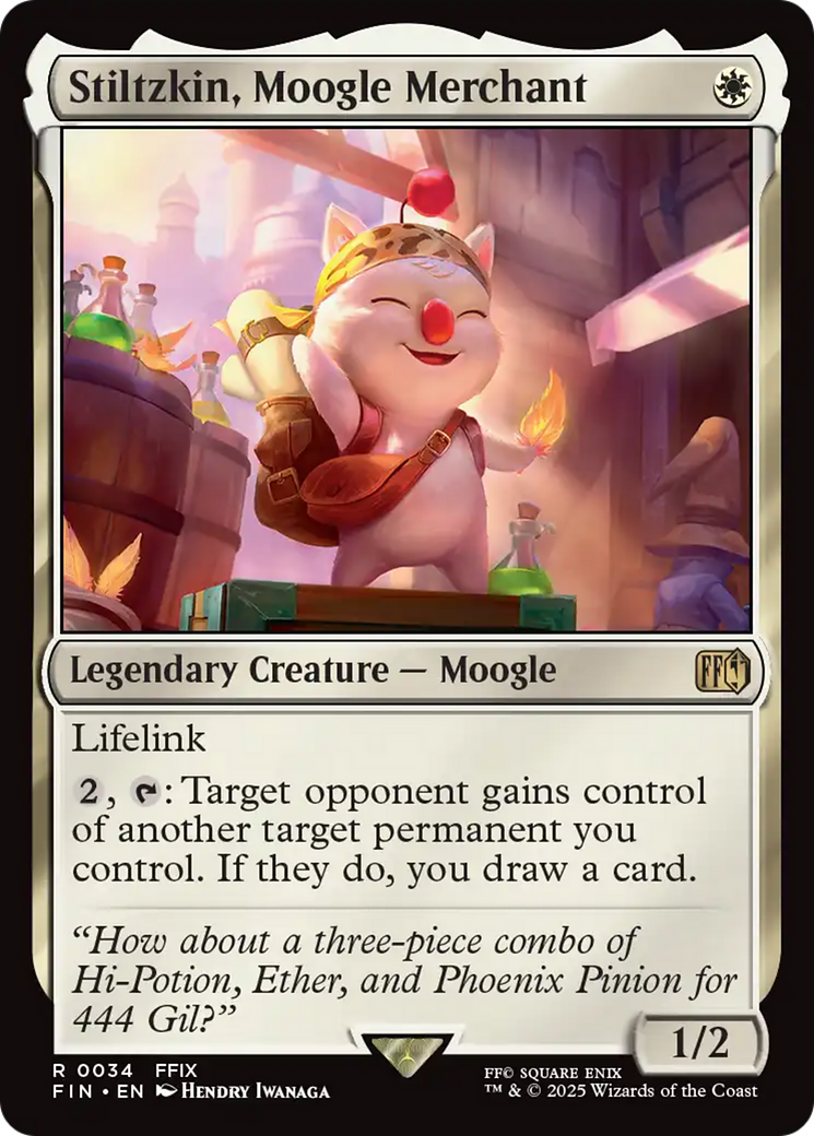 Stiltzkin, Moogle Merchant [FINAL FANTASY] | Good Games North