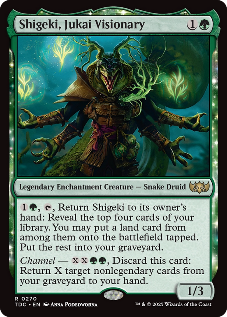 Shigeki, Jukai Visionary [Tarkir: Dragonstorm Commander] | Good Games North
