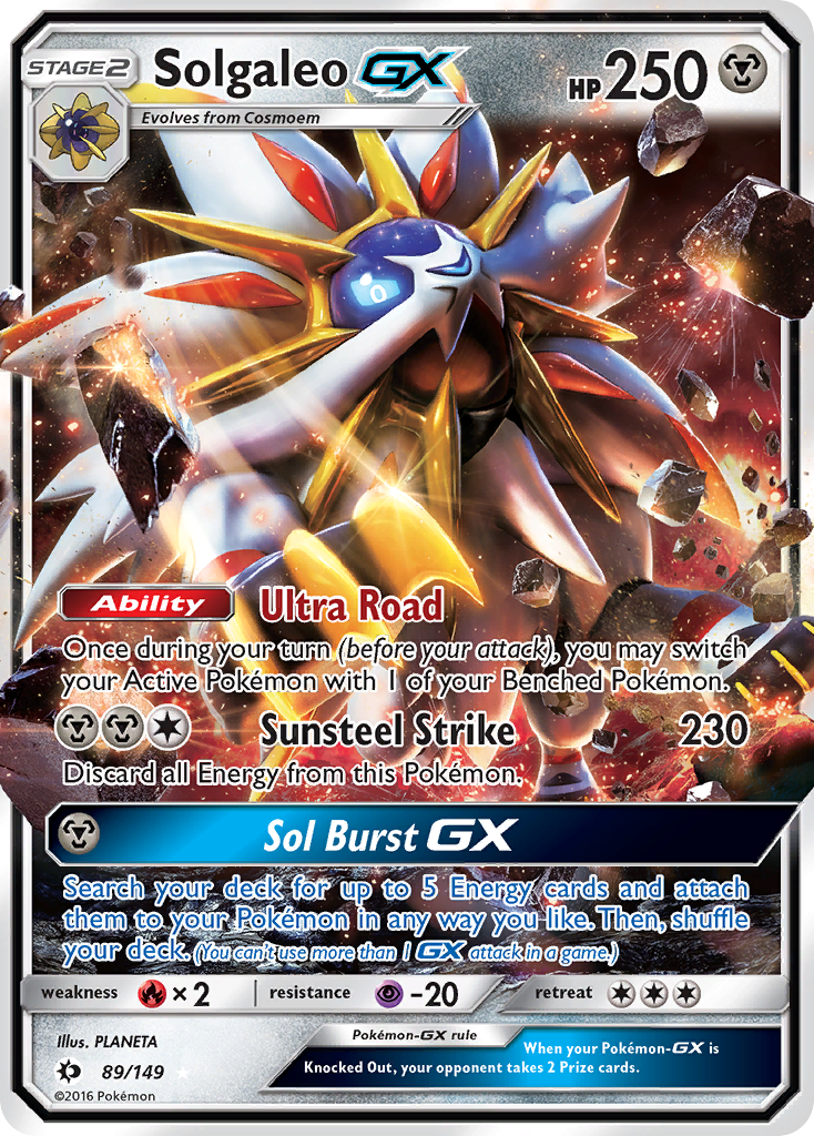 Solgaleo GX (89/149) [Sun & Moon: Base Set] | Good Games North