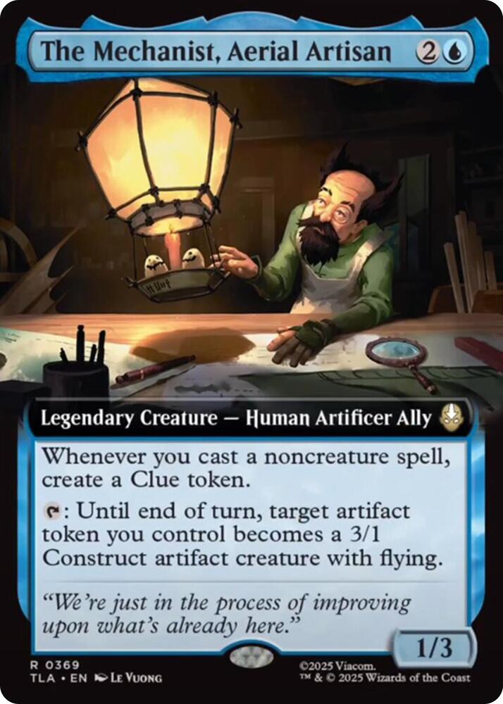 The Mechanist Aerial Artisan Extended Art 369 (Avatar: The Last Airbender)  - Foil | Good Games North