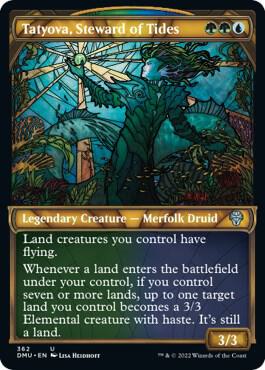 Tatyova Steward of Tides Textured Foil (Dominaria United)  - undefined | Good Games North