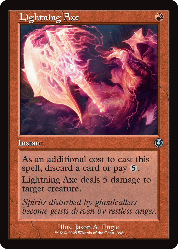 Lightning Axe (Retro Frame) [Innistrad Remastered] | Good Games North