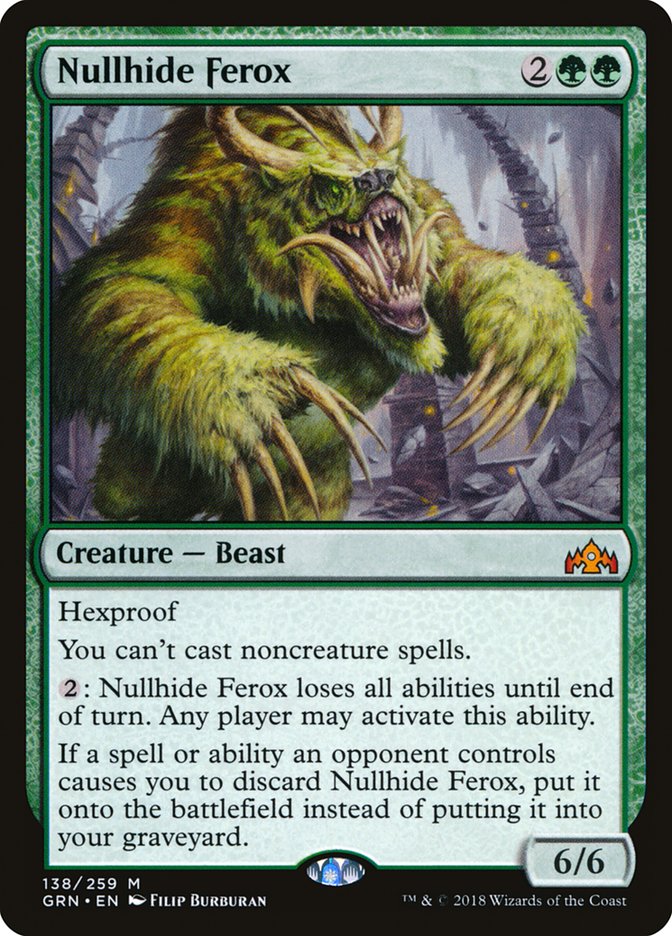 Nullhide Ferox 138/259 (Guilds of Ravnica)  - Foil | Good Games North
