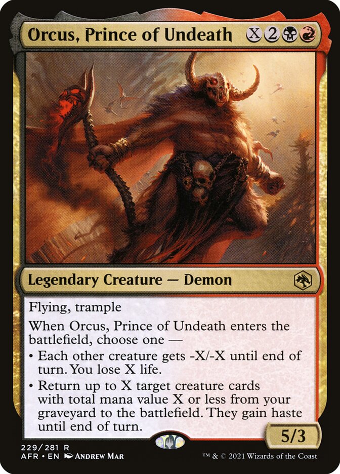 Orcus, Prince of Undeath (Adventures in the Forgotten Realms)  - Foil | Good Games North