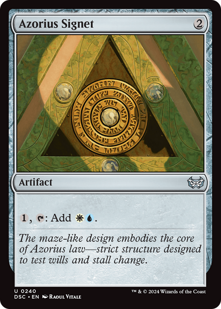 Azorius Signet [Duskmourn: House of Horror Commander] | Good Games North