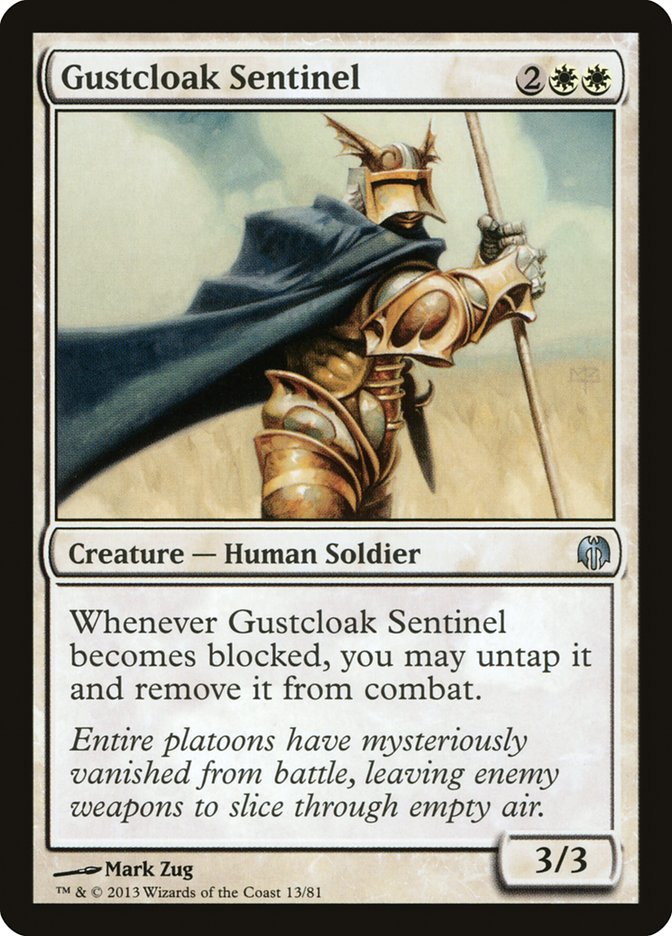 Gustcloak Sentinel [Duel Decks: Heroes vs. Monsters] | Good Games North