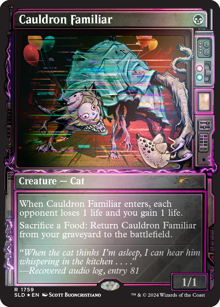 Cauldron Familiar (Rainbow Foil) [Secret Lair Drop Series] | Good Games North