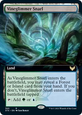 Vineglimmer Snarl Extended Art (Strixhaven: School of Mages)  - Foil | Good Games North