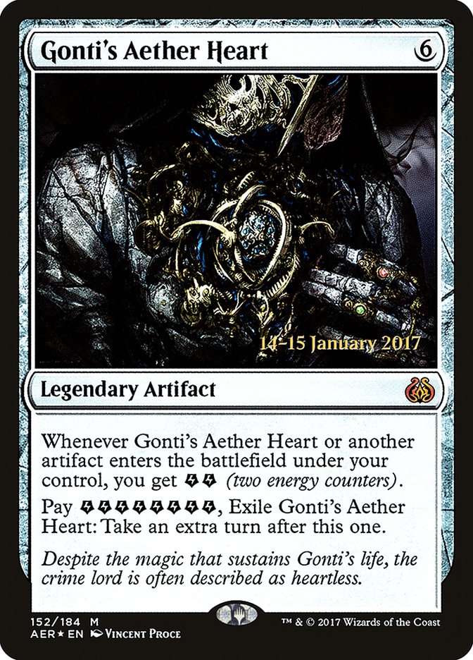 Gonti's Aether Heart [Aether Revolt Prerelease Promos] | Good Games North