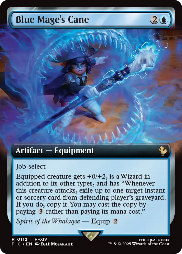 Blue Mage's Cane (Extended Art) [FINAL FANTASY Commander] | Good Games North