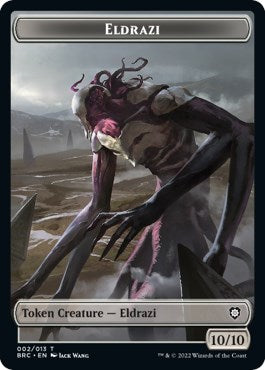 Servo // Eldrazi Double-Sided Token [The Brothers' War Commander Tokens] | Good Games North