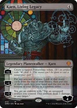 Karn Living Legacy Borderless 372 (Dominaria United)  - Foil | Good Games North