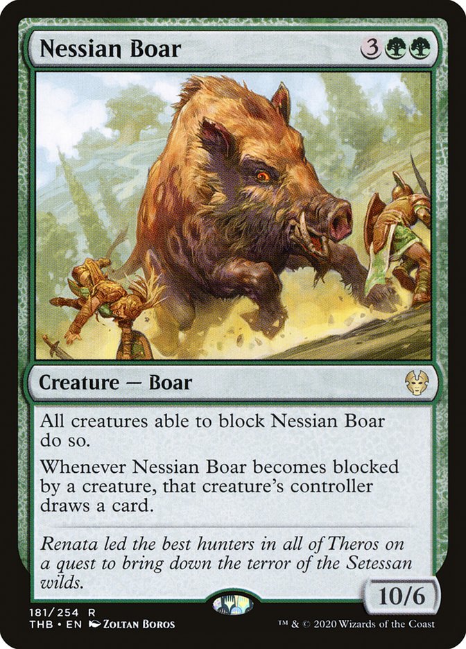 Nessian Boar 181/254 (Theros Beyond Death)  | Good Games North