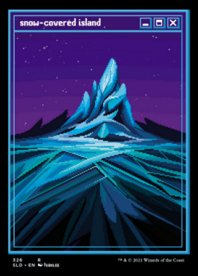 Snow-Covered Island (326) [Secret Lair Drop Series] | Good Games North