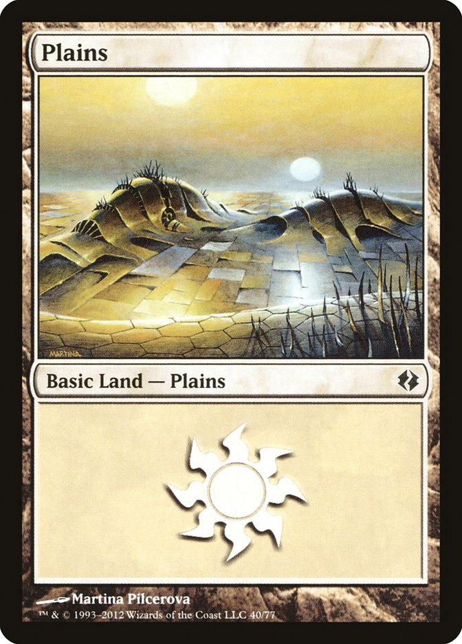 Plains (40) [Duel Decks: Venser vs. Koth] | Good Games North