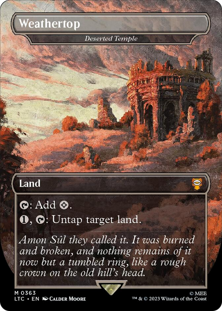 Weathertop - Deserted Temple [The Lord of the Rings: Tales of Middle-Earth Commander] | Good Games North