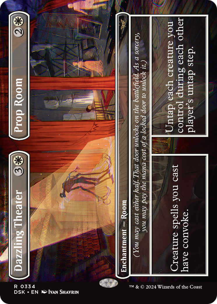 Dazzling Theater // Prop Room (Borderless) [Duskmourn: House of Horror] | Good Games North