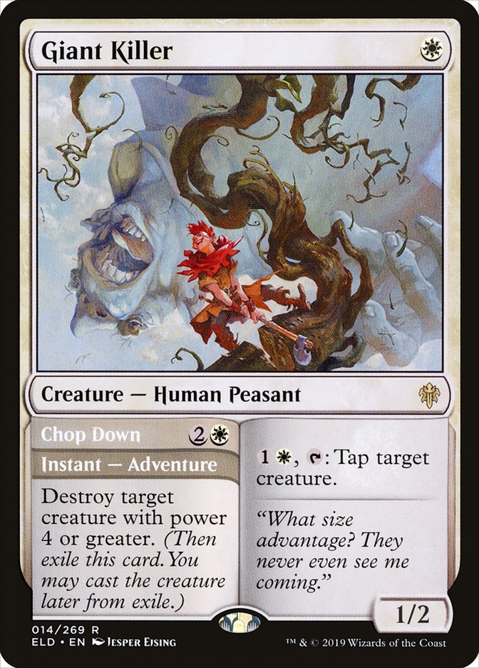 Giant Killer // Chop Down 14/269 (Throne of Eldraine)  | Good Games North