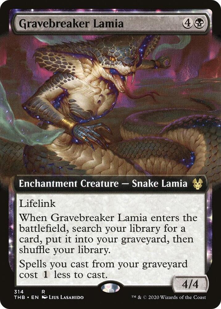 Gravebreaker Lamia 314/254 (Theros Beyond Death)  - Extended Art | Good Games North