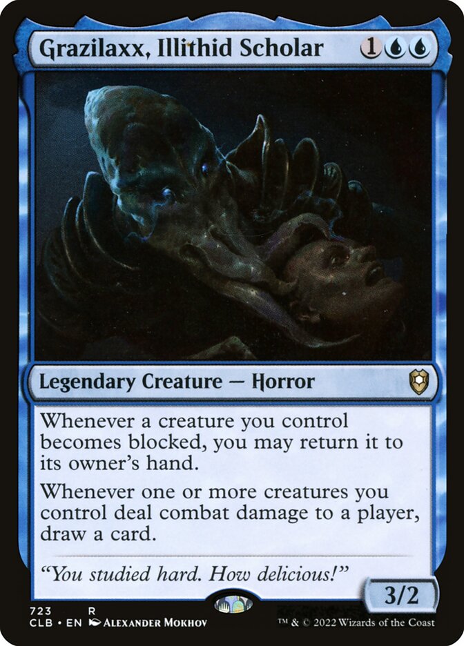Grazilaxx, Illithid Scholar (Commander Legends: Battle for Baldur's Gate)  | Good Games North