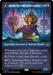 Rona, Herald of Invasion // Rona, Tolarian Obliterator (Showcase Planar Booster Fun) [March of the Machine] | Good Games North