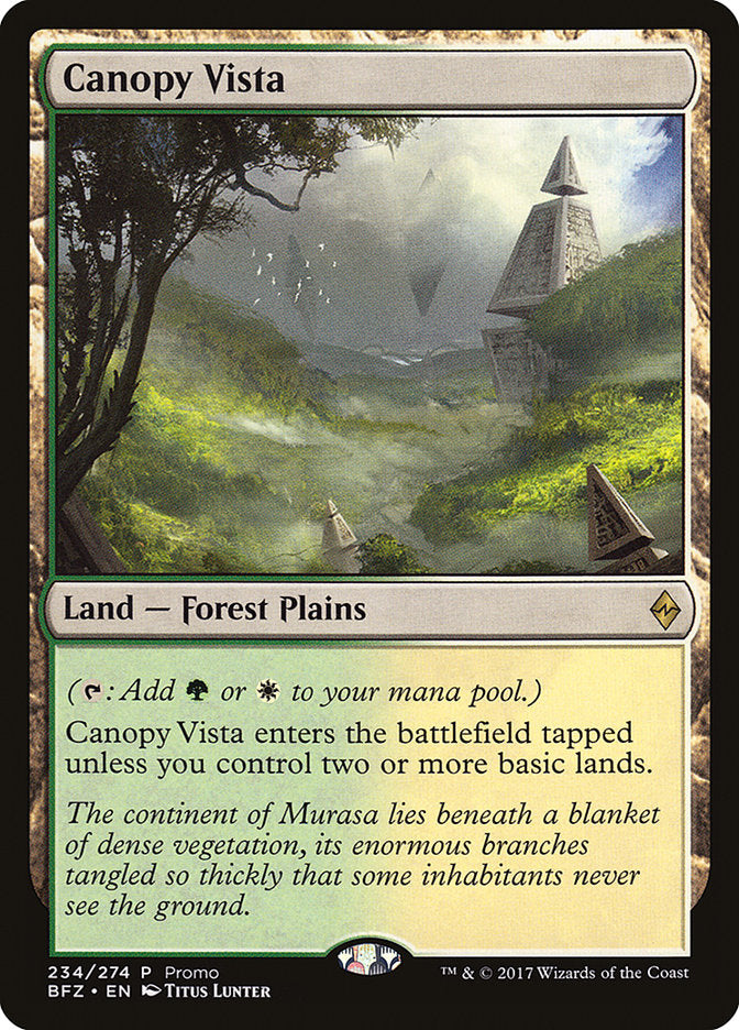 Canopy Vista (Promo) [Standard Showdown Promos] | Good Games North