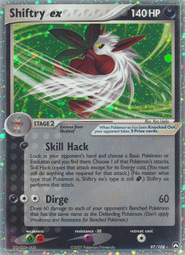 Shiftry ex (97/108) [EX: Power Keepers] | Good Games North