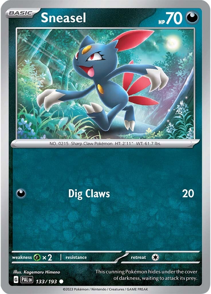 Sneasel (133/193) [Scarlet & Violet: Paldea Evolved] | Good Games North