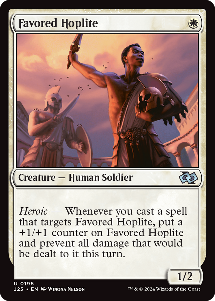 Favored Hoplite [Foundations Jumpstart] | Good Games North