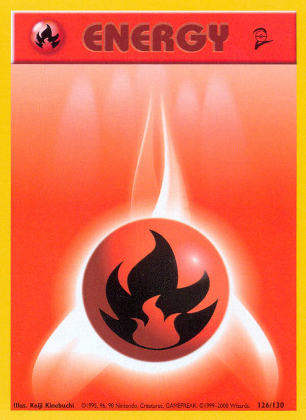 Fire Energy (126/130) [Base Set 2] | Good Games North