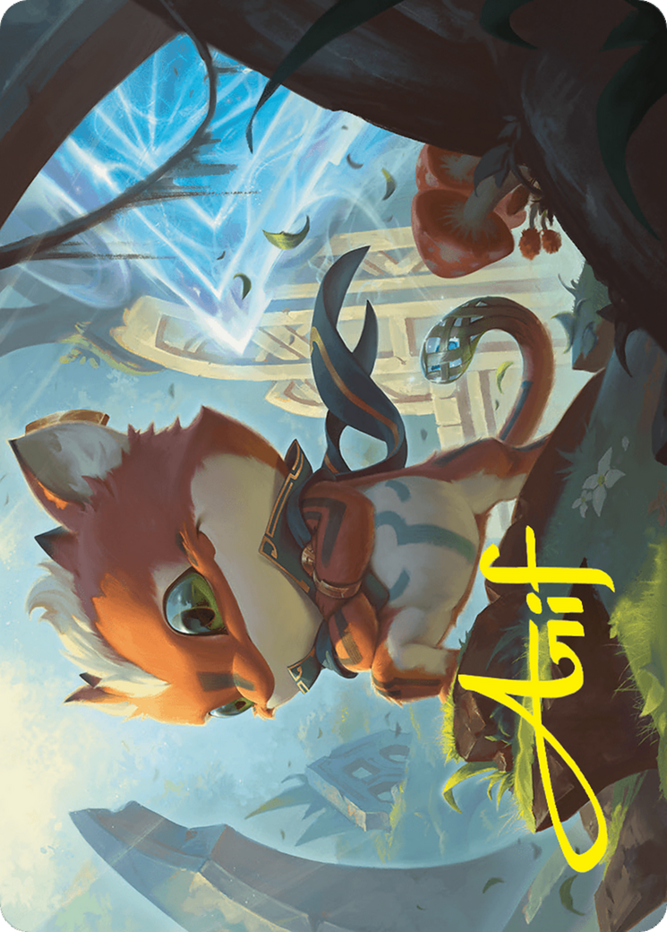 Loot, Exuberant Explorer Art Card (12/54) (Gold-Stamped Signature) [Foundations Art Series] | Good Games North