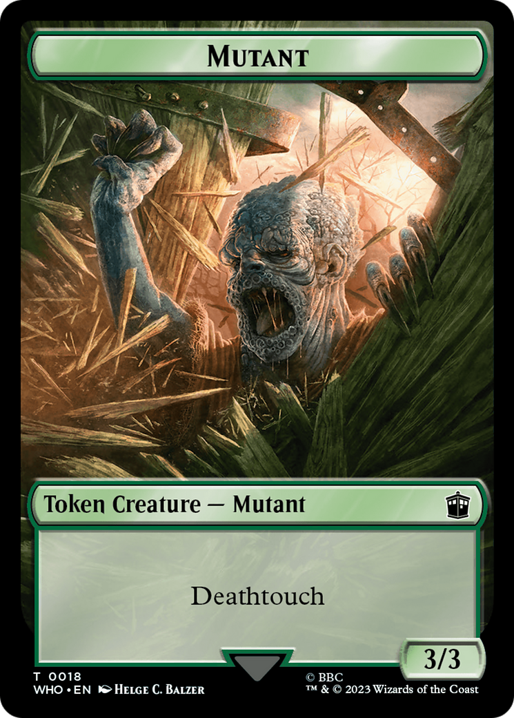 Alien Insect // Mutant Double-Sided Token [Doctor Who Tokens] | Good Games North
