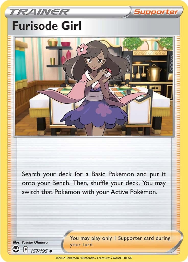 Furisode Girl (157/195) [Sword & Shield: Silver Tempest] | Good Games North
