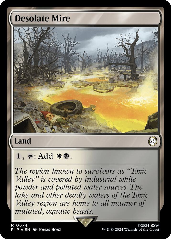 Desolate Mire 674/326 (Universes Beyond: Fallout)  - Surge Foil | Good Games North