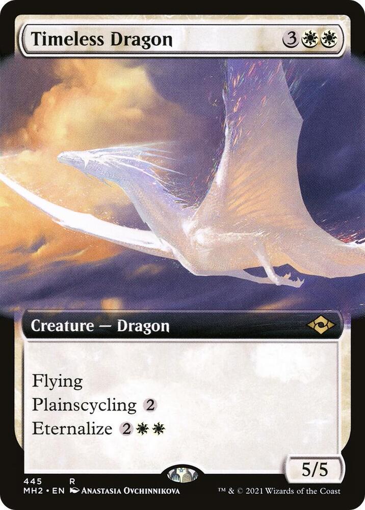 Timeless Dragon Extended Art 445 (Modern Horizons 2)  | Good Games North