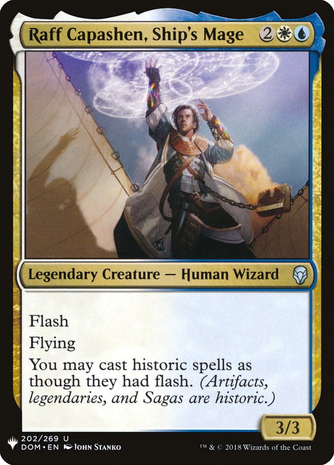 Raff Capashen, Ship's Mage [Mystery Booster] | Good Games North