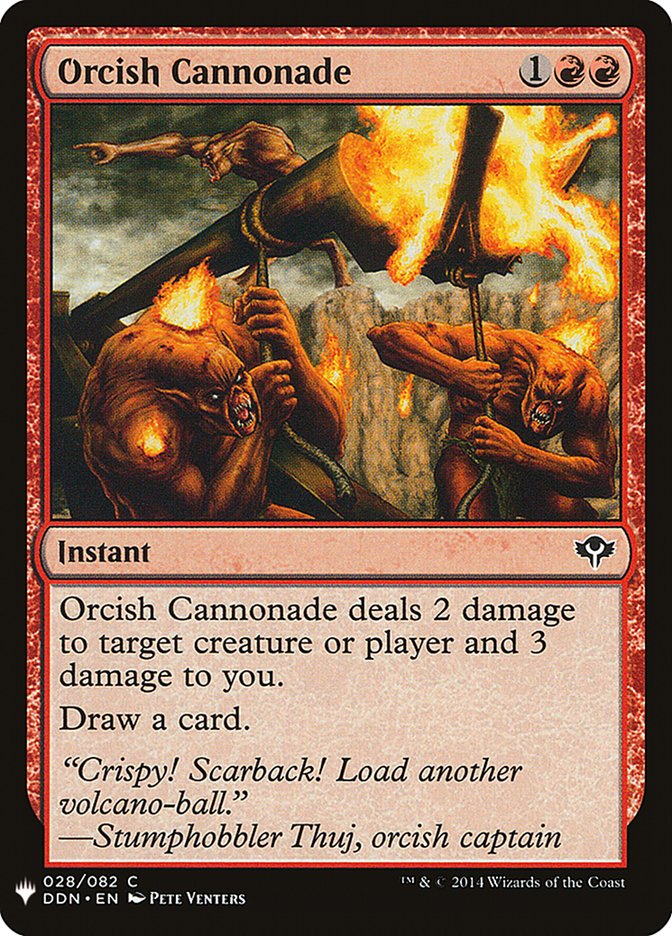 Orcish Cannonade [Mystery Booster] | Good Games North